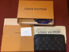 現行 IC ルイヴィトン モノグラム エクリプス トランク ジッピーウォレット