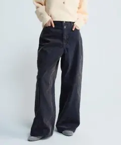 JEANASIS フロッキーワイドデニム