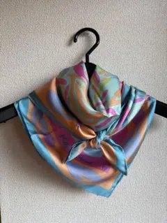 ケン・ドーン シルクスカーフ 大判