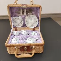 ミニチュアティーセット バスケット付き