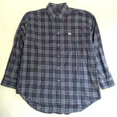 バーバリーロンドン 長袖シャツ ノバチェック ホースロゴ 刺繍 S