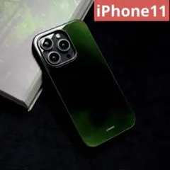 【新製品】iPhone11ケース グリーン