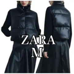 zaraキルティングベスト