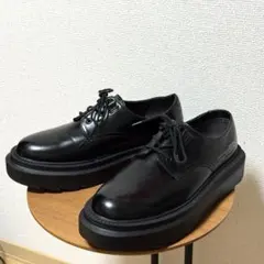 【GU × UNDERCOVER】チャンキーソールプレーントゥシューズ　27 黒