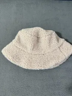 未使用☆バケットハット クリーム色