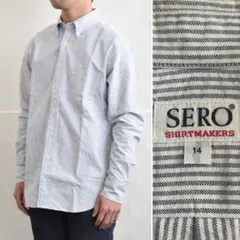 新品 SERO ボタンダウンシャツ OX キャンディーストライプ