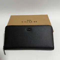 コーチ 長財布 CJ884 レザー ブラック
