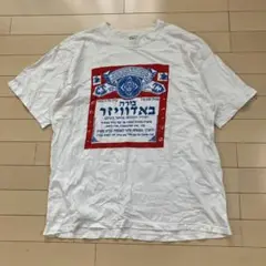 8.8 Siampa Club ビールラベル風Tシャツ 半袖 ホワイト XXL