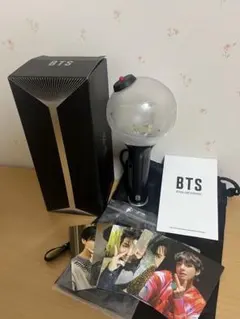 BTS ペンライト フォトカード付き　電池付き