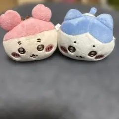 キャラクターぬいぐるみ ピンク 青 2個セット