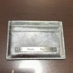 Matin Kim カードケース シルバー