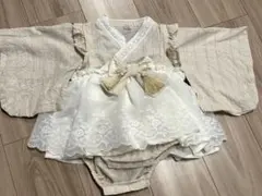 【新品未使用】コトリ バースデー 袴 ベビー袴　80 お食い初め　女の子