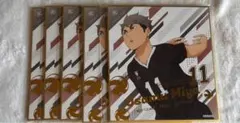 ハイキュー 宮治 ビジュアル色紙 まとめ売り