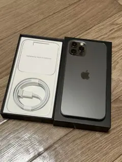 Apple iPhone12 Pro 256GB グラファイト 充電ケーブル付き