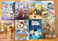 LEVEL5 ポストカード 8枚セット　イナズマイレブン　妖怪ウォッチ　幻想世界