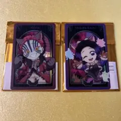 鬼滅の刃　ハロウィン2025 メタリックカード 猗窩座&胡蝶しのぶ　2枚
