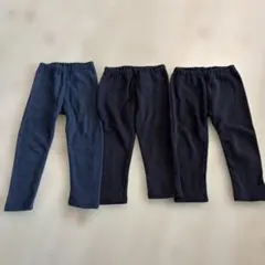 ユニクロ　裏起毛ズボン90cm 3点セット