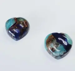 ブルーパープルコッパー　ルース　ハート裏穴有③