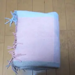 【ほぼ未使用】FURLA カシミヤストール(ピンク)