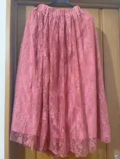CECIL McBEE ピンク フレアスカート M