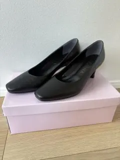 美品 DIANA ブラックパンプス 22cm 日本製