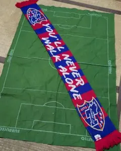 FC東京 YOU'LL NEVER WALK ALONE ニットマフラー