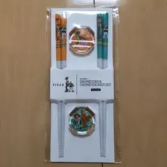 3COINS☆スリーコインズ☆トイストーリー☆お箸＆箸置きセット☆新品のサムネイル