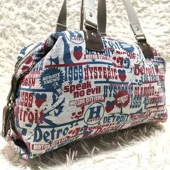 【希少】ヒステリックグラマー ボストンバッグ ヒスガール 肩がけ スウェット生地