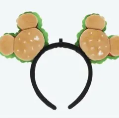 ハンバーガー耳付きカチューシャ