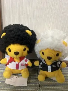 Baby Pooh ぬいぐるみ 2体セット アフロヘア　ディズニー