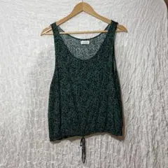 LEPSIM 緑系花柄キャミソール