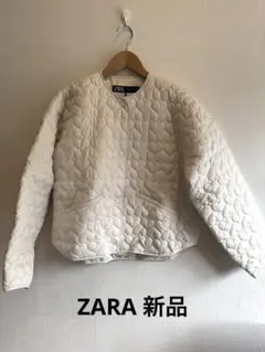 ZARA ザラ　ホワイト　キルティングジャケット XS