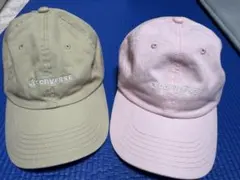 CONVERSE ベージュ ピンク キャップ 2点セット