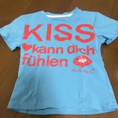 水色 KISS kann dich fühlen Tシャツ