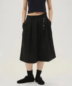 TODAYFUL●Twill Bermuda Pants ブラック Sのサムネイル