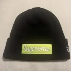 Supreme シュプリーム　ボックスロゴ　ビーニー　ニット帽 ブラック