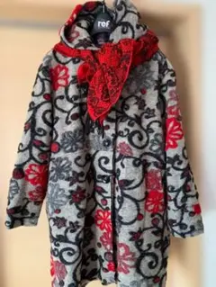 Made in Italy のLana woolフード付きコート