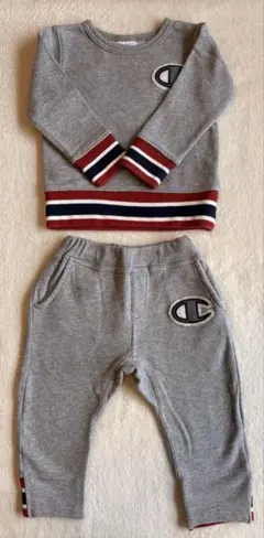 Champion×F.O.KIDSコラボ スウェット90毛玉あり・ワッペン難あり