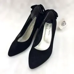 オリエンタルトラフィック❤️earth パンプス 24.5 パンプス バックリボン
