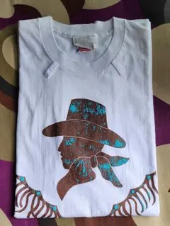 デッドストック→ワンウォッシュ90s ヴィンテージ ウエスタン Tシャツ XLのサムネイル
