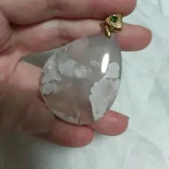天然石桜瑪瑙ペンダントトップ