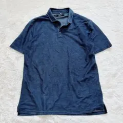 MORGAN HOMME　半袖ポロシャツ　大人　上品　テンセル　カジュアル　古着