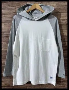 TA93 G② XL ハイスペック フード付き 胸ポケット 長袖 Tシャツ