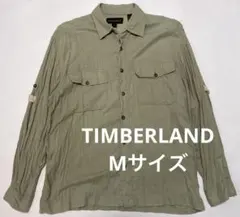 TIMBERLAND サファリシャツMサイズ グリーン アウトドアビンテージのサムネイル