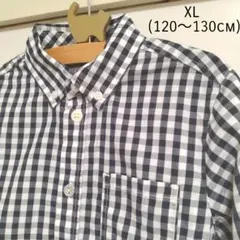 【120cm〜130cm】GLOBAL WORK キッズ 長袖シャツ チェック
