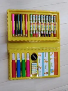 【値下げ】子ども用文具セット 動物柄　お絵かきセット