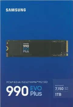 2026年最新】 Samsung 970 EVO Plus 1TB PCIe (最大転送速度 3,500MB