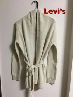 新品タグ付き Levi’s ロングカーディガン ニットコート　ガウンセーター