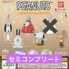 PEANUTS スヌーピー めじるしアクセサリー セミコンプリートセット