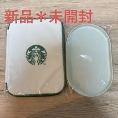 【新品・未開封】スタバ福袋2024 リバーシブルマルチケース、カフェプレート